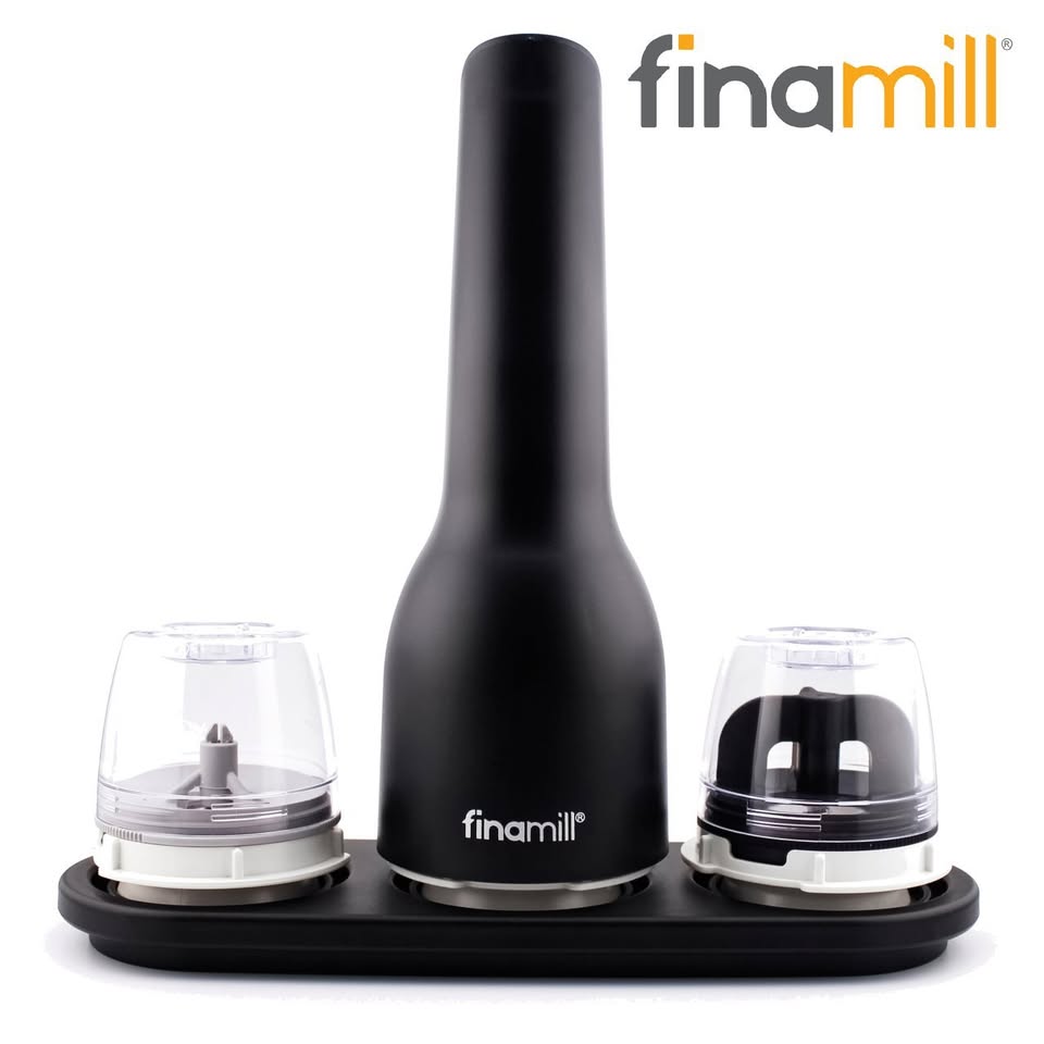 FinaMill Set regalo con macina pepe e macina spezie ricaricabile tramite USB
